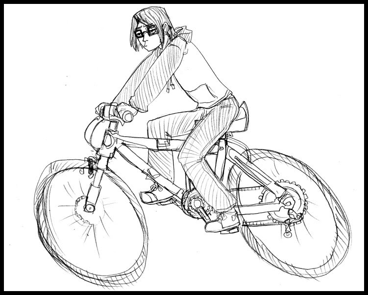 Josh on his Bike